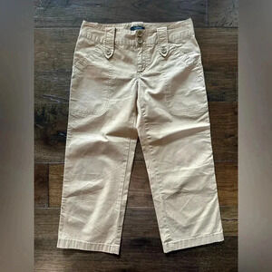 Express Khaki Crop Pants- size 0